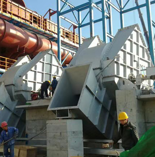 中國建材
1200t/d超白玻璃熔窯煙氣脫硫除塵工程引風機設(shè)備